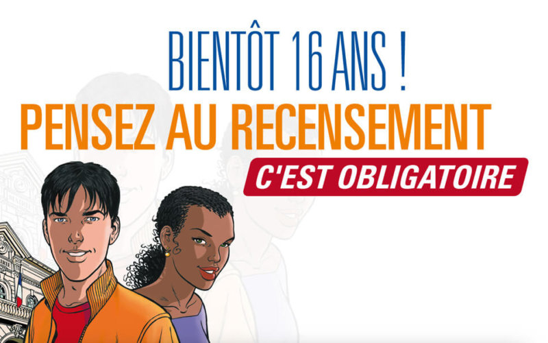 Recensement militaire (ou recensement citoyen obligatoire)