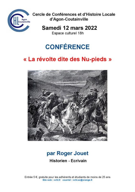 Conférence « La révolte dite des Nu-pieds »