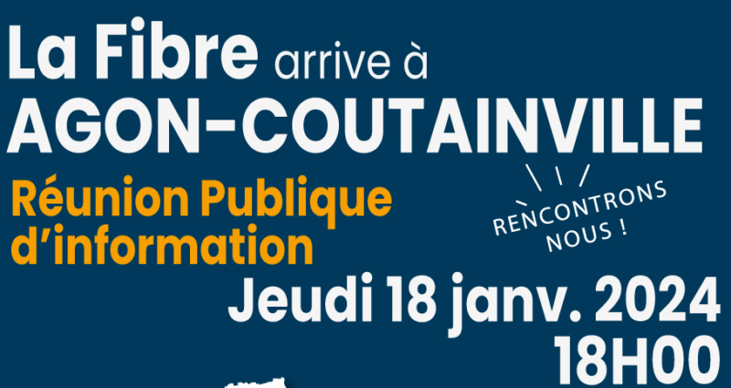 Réunion Publique « Fibre optique »