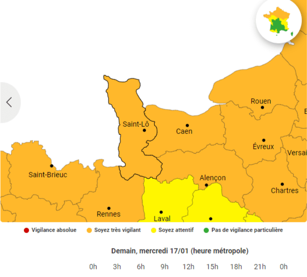 Météo : vigilance orange