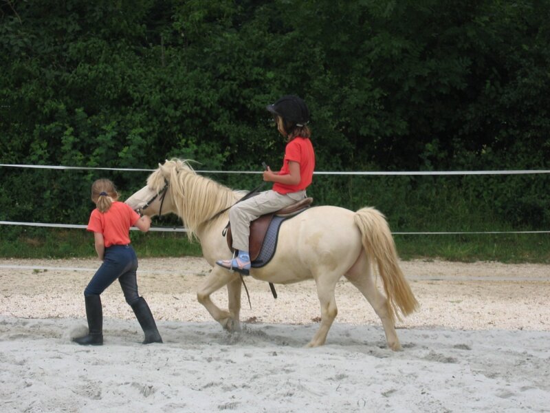 Chasse aux œufs à Poney