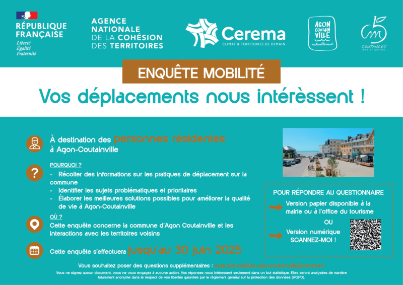 Enquête mobilité : vos déplacements nous intéressent