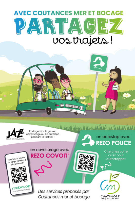 Rezo Covoit’ (covoiturage) et Rezo Pouce (autostop