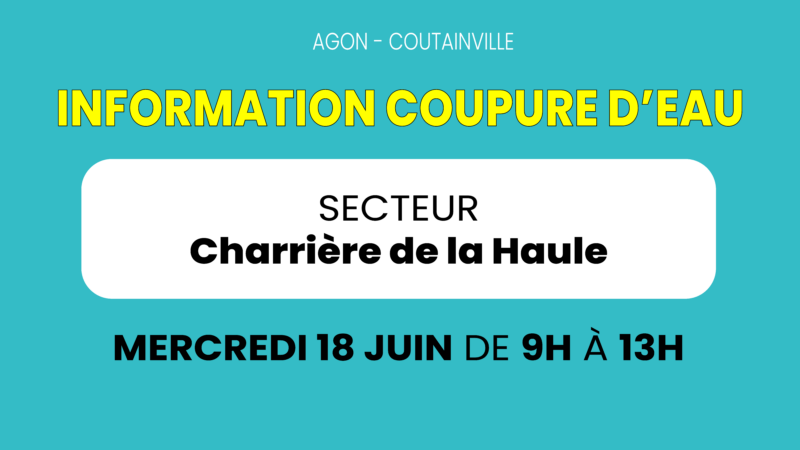 Coupure d’eau