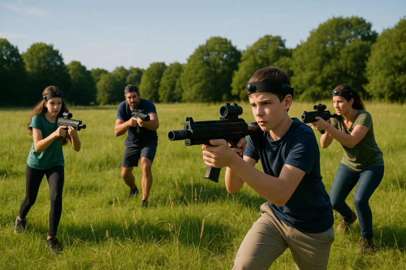 Session de lasertag