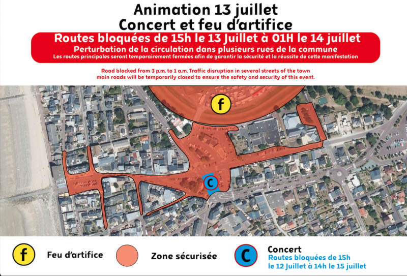 ROUTES BLOQUÉES – 13 JUILLET 2025