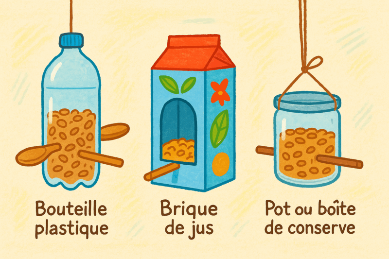 Atelier de fabrication : Mangeoire à oiseaux