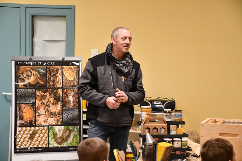 Découverte des ruches à l’école