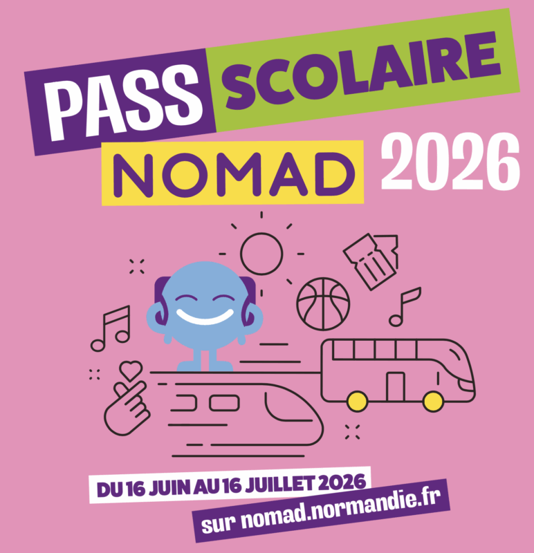 ouverture des inscriptions au transport scolaire du réseau NOMAD pour la rentrée 2026-2027.