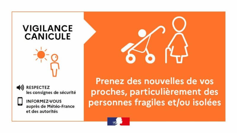 Canicule : vigilance orange